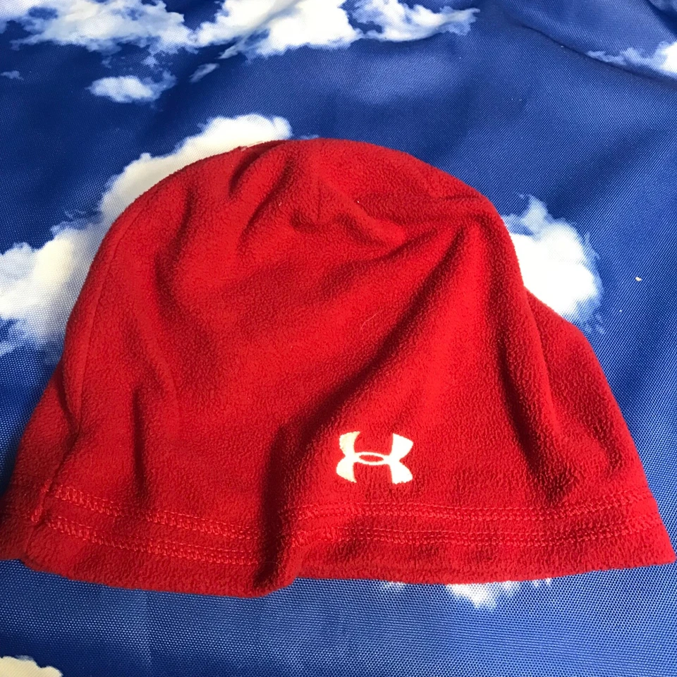 Under Armour Invierno Sombrero Gorro Gorra Rojo Armadura I Michigan 35 Win-1 Foto 1 de 2