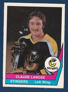 CLAUDE LAROSE 77-78 WHA O-PEE-CHEE WHA 1977-78 NO 43 EX + - Bild 1 von 1