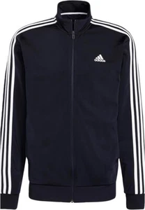 Adidas Herren Essentials 3-Streifen Trikot Trainingsjacke Big & Tall 2XLT Legend Ink - Bild 1 von 5