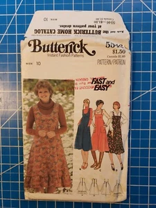 Butterick 5646 ~ Vintage ~ Misses Pullover ~ ungeschnitten und werkseitig gefaltet Größe 10 - Bild 1 von 8