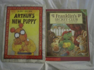 Lot of 2~Arthur and Franklin Books~RL2~Puppy Secret Club~LBDLK - Foto 1 di 3
