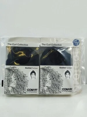 2 Pack Conair Curl Collective Knotted Turban for Curly & Wavy Hair Protection - Image 1 of 4