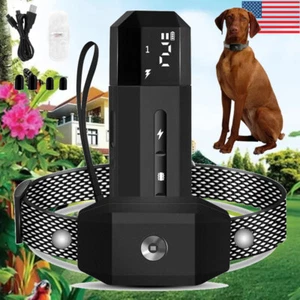 Electric Pet Dog Training Collar Shock Training Collar Electronic Remote Control - Picture 1 of 12