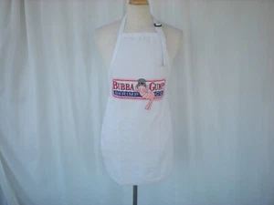 Vintage Bubba Gump Shrimp Co weiße Schürze Wald Grillen BBQ selten 1994 - Bild 1 von 5