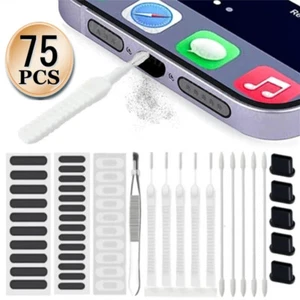 Prise Poussière Port de Charge Téléphone Portable pour Iphone 16 15 14 13 Pro Max Port Cleaner - Photo 1 sur 19
