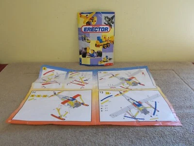 VINTAGE 1993 MECCANO ERECTOR SET TOY PAPER MANUAL INTRUCTIONS BUILDING TOYS - Image 1 of 4