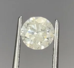 1.00 Ct Round Cut Lab Grown M VVS1 CVD Diamond Loose Gemstone O-3879 - Picture 1 of 5
