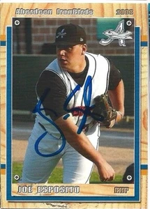 2008 Aberdeen Ironbirds Joe Esposito - Signed Card - Picture 1 of 1