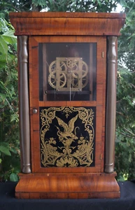 Antico orologio a mantello Seth Thomas OGEE finitura LEGNO DI ROSA 1860 - PORTA MOTIVO UCCELLINO - Foto 1 di 15