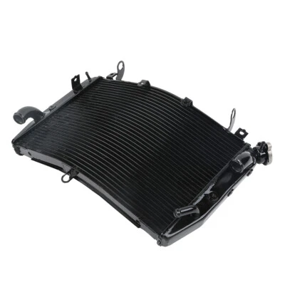 Aluminum Radiator Engine Cooler Cooling Fit For YAMAHA YZF R1 YZF-R1 09-14 Black - Image 1 of 4
