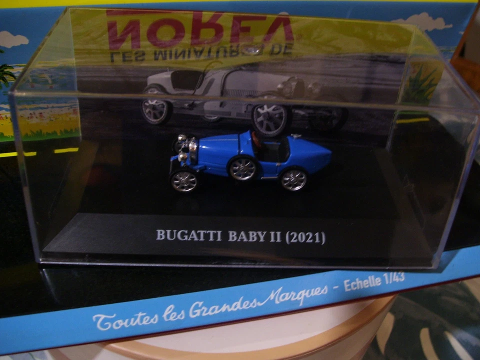 BUGATTI BABY II 2021 Bleu Ixo /Altaya Boite   1/43 - Photo 1/4