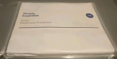 Виниловая защита для матраса Simply Essential — полноразмерная 54x75 на молнии водонепроницаемая  - Изображение 1 из 3