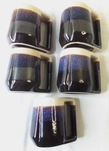 Juego de 5 tazas de gres vintage Rodolfo Padilla - Imagen 1 de 4