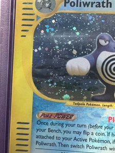 2002 Pokemon TCG Expedition Poliwrath - Holo #24 PSA 6 Ex-Mt - WITH SWIRL - - Picture 1 of 3