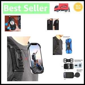 Support de téléphone universel pour sac à dos - Convient aux appareils de 4,5 à 7 pouces, design léger - Photo 1 sur 10