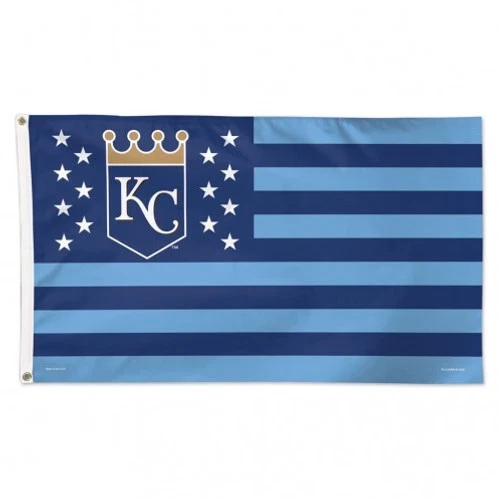 Kansas City Royals Flag 3x5 Deluxe Style Stars and Stripes Design - Image 1 of 1