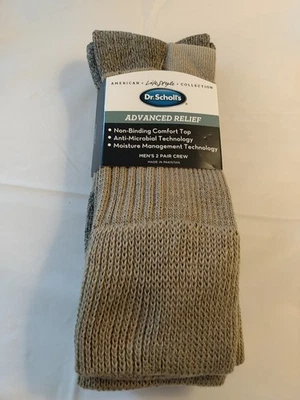 Calcetines cómodos para diabéticos American Life Style Dr Scholl's Advance Relief 2 pares Foto 1 de 4