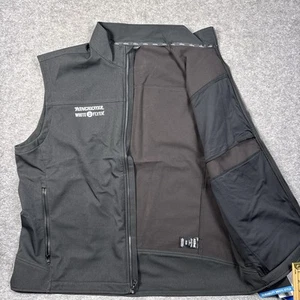 KUHL Vest Mens XXXL Black Winchester White Flyer Impakt Full Zip Pockets NEW NWT - Picture 1 of 12
