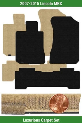 Juego de alfombrillas Lloyd Custom Luxe para Lincoln MKX 2007-2015 (3 piezas) #W0Z Foto 1 de 4