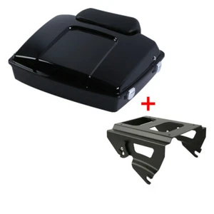 Razor Pack Backrest Solo Rack Fit For Harley Tour Pak Road King Glide 2009-2013 - Picture 1 of 11