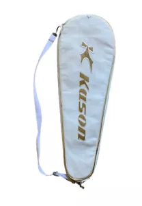 Kason Faux Croc Leather White Badminton Racket Bag - Picture 1 of 3