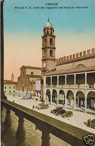 Faenza Piazza V. E. vista dal Loggiato del Palazzo Manfredi f.p. - Imagen 1 de 1