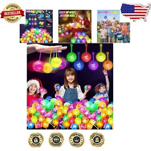 Colorful 2.55-inch Glow Bouncy Balls - Perfect for Parties and Classroom Prizes - Picture 1 of 9