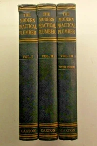 The Modern Practical Plumber by A. Martin & L Ryland Vols I, II & III 1958  - Picture 1 of 12