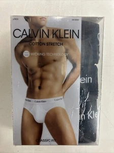 Neu mit Etikett Calvin Klein Hüftslips Gr. XXL schwarz Baumwolle Stretch 3er Pack - Bild 1 von 2