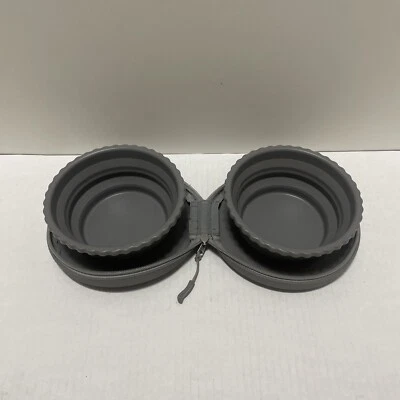 🐕‍ Arcadia Trail CUENCOS DOBLES PLEGABLES 16 oz CAMPAMENTO CAMINATA Foto 1 de 4