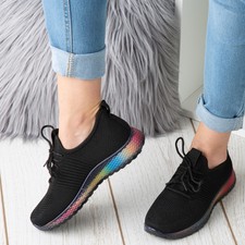shoes rainbow sole