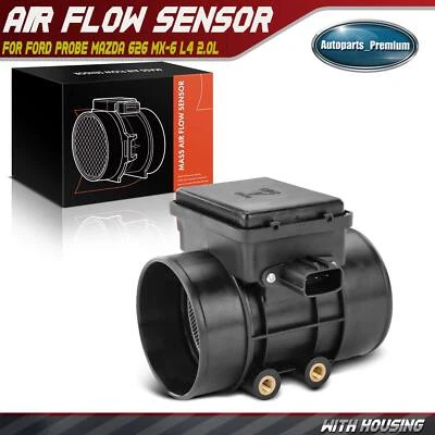 Conjunto de sensor de flujo de aire de masa con carcasa para Ford Probe Mazda 626 MX-6 L4 2,0 L Foto 1 de 4