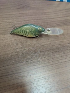 Vintage Natural Ike Lazy Ike Angelköder Tieftauchen Crankbait Sport Fun Tackle - Bild 1 von 4