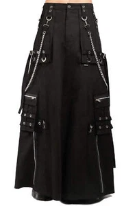 Tripp NYC Unisex Strength Skirt [Black] - Emo, Goth, Punk, Street Goth, Urban - Picture 1 of 16