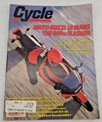 Cycle Magazine July 1980 Moto Guzzi Lemans 949cc Flasher Honda CB650 Four - Image 1 of 4