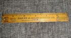 Antique 6&quot; Wooden Ruler Advertising Dailey &amp; Allen Lumber Co. Pittsburg, Pa
