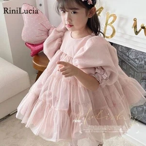 Princess Dress Tutu Prom Gown Kids Wedding Evening Formal Party Pageant Vestidos - Picture 1 of 12