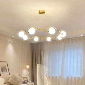 Circular ring Pendant Lamp LED Kitchen Chandelier Dining room Ceiling Light - Picture 1 of 6