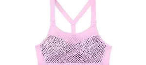 Victoria's Secret Sport Incredible Lightweight Max Sports Bra Fishnet Violet 32C - Picture 1 of 5