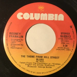 Rodney Franklin - The Theme From Hill Street Blues (7", Single) (Very Good (VG)) - Foto 1 di 1