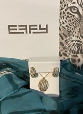 Effy 14K Gold Diamond Earrings & Pendant Set