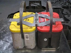 Optima 34/78 Single Doble Batería Bandeja Caja Montaje Offroad - Imagen 1 de 11