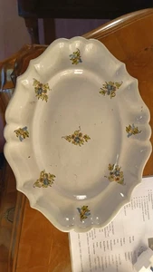 VASSOIO OVALE , CERAMICA DEL XVIII SECOLO VENETO - Foto 1 di 5