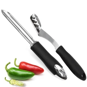 Kids Knives Set for Real Cooking - Toddler Knife with Cutting Board Safe Peeler - Picture 1 of 8
