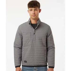 DRI DUCK Men's L Keystone Quilted Pullover Rainproof Jacket Grey New With Tags - Picture 1 of 4