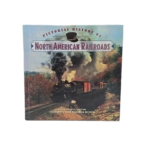 Pictorial History of North American Railroads 1996 HB Walter Gray Trains - Picture 1 of 15