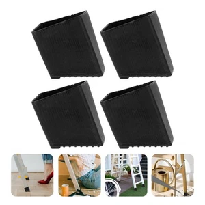 4 Pcs Tapis Antidérapant Meubles Jambes Coussinets pour Planchers de Bois Dur Échelle Pieds Caps - Photo 1/12