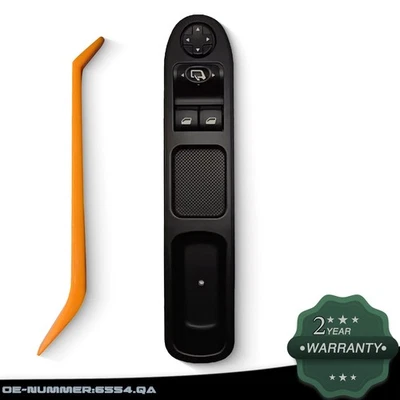 Electricl Master Power Window Switch für Peugeot 207 207SW 207CC 6554.QA - Imagem 1 de 3