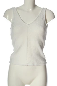 MANGO BASICS Top de punto Mujeres Top Talla EU 34 blanco look casual - Imagen 1 de 5