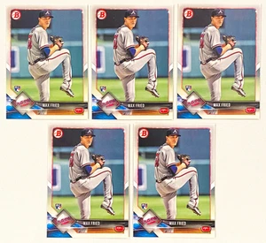 (5) Max Fried 2018 Bowman Baseball ROOKIE NM RC Lot #90 - Bild 1 von 2